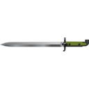 download Bayonet clipart image with 45 hue color