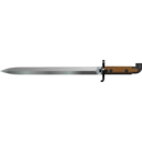 download Bayonet clipart image with 0 hue color