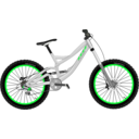 download Down Hill Bike clipart image with 45 hue color