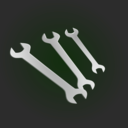download Spanners Icon clipart image with 270 hue color