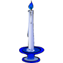 download Candle 3 clipart image with 180 hue color