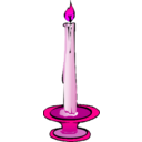 download Candle 3 clipart image with 270 hue color