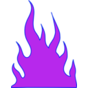 download Flames clipart image with 225 hue color