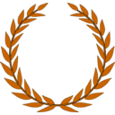 download Laurel Wreath clipart image with 270 hue color