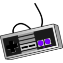download Old School Game Controller clipart image with 270 hue color