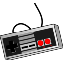 download Old School Game Controller clipart image with 0 hue color