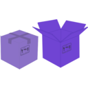 download Open And Closed Boxes clipart image with 225 hue color
