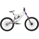 download Bike Downhill clipart image with 225 hue color