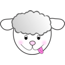 download Sheep Bad clipart image with 315 hue color