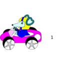 download Ratracer clipart image with 180 hue color