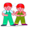 download Sweet Kids clipart image with 315 hue color