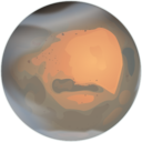 download Mars clipart image with 0 hue color