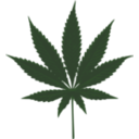download Cannabis Leafs clipart image with 0 hue color
