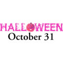 download Halloween Banner clipart image with 315 hue color