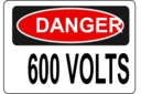 Danger 600 Volts