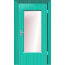 download Door clipart image with 135 hue color