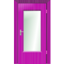download Door clipart image with 270 hue color