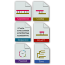 download Bioinformatics Icon Set clipart image with 315 hue color