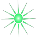 download Sun Icon clipart image with 90 hue color