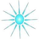 download Sun Icon clipart image with 135 hue color