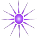 download Sun Icon clipart image with 225 hue color