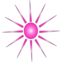 download Sun Icon clipart image with 270 hue color