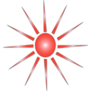 download Sun Icon clipart image with 315 hue color