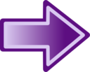 Purple Arrow Shape