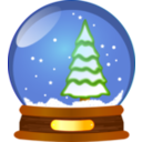 download Snow Globe clipart image with 0 hue color