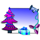 download Christmas L6 clipart image with 180 hue color