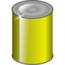 download Yellow Can clipart image with 0 hue color