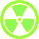 download Radioactive Warning clipart image with 45 hue color