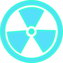 download Radioactive Warning clipart image with 135 hue color
