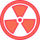 download Radioactive Warning clipart image with 315 hue color