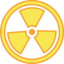 download Radioactive Warning clipart image with 0 hue color