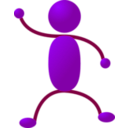 download Stickman 01 clipart image with 90 hue color