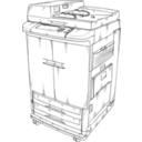 download Photocopier clipart image with 0 hue color