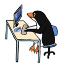 download Penguin Admin clipart image with 0 hue color