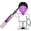 download Cricket Toon clipart image with 270 hue color