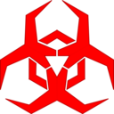 Malware Hazard Symbol Red