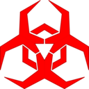 Malware Hazard Symbol Red
