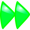 download 2rightarrow clipart image with 90 hue color