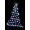 download Modern Christmas Tree 4 clipart image with 180 hue color