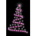 download Modern Christmas Tree 4 clipart image with 270 hue color