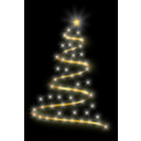 download Modern Christmas Tree 4 clipart image with 0 hue color