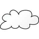 download Weather Symbols Cloud clipart image with 315 hue color