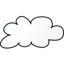 download Weather Symbols Cloud clipart image with 0 hue color