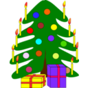 download Christmas Tree clipart image with 0 hue color