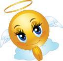 Angel Female Smiley Emoticon