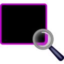 download Magnifier clipart image with 225 hue color